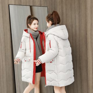 롱 솜옷 여자 2026년 신상 여자 솜옷 헐렁헐렁 큰 사이즈 여자 솜옷 빵옷 겨