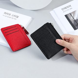 카드 가방 여자 지퍼 작다 카드 위치 여자 카드 가방 도매 한국판 여지 무늬