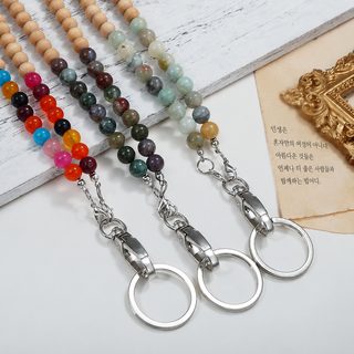 아마존 석목주 마스크 체인 체인 체인 작업 증명서 끈걸이 목걸이 ID 휘장