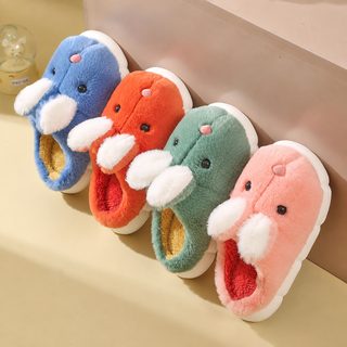 면 슬리퍼 여자 귀여운 가을 겨울 실내 집 모직 신상 두꺼운 바닥 어린이 슬리퍼 가정 도매 S 포장 우편