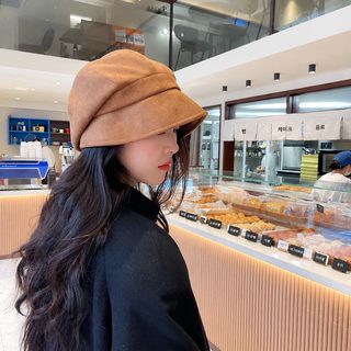 작은 키위 털 어부 더미 모자 여자 앞뒤 짧다 불규칙 오리 혀 큰 머리 둘레
