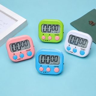 주방 자석 부착식 타이머 정방향·카운트다운 LCD 디지털 데스크타이머