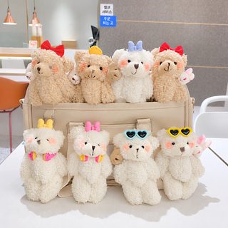 귀여운 관절 곰인형 키링 가방 장식 움직이는 팔다리 캐릭터 열쇠고리