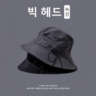 큰 머리둘레 어부모 남녀 여름 얇은 유행표 큰 사이즈 차양 자외선 차단모
