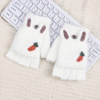 겨울 장갑 어린이 학생 반지장갑 동물 만화 무늬 자카드 보온 프리사이즈