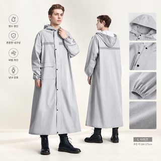 우비 도매 장형 연체식 전동 전기병차 남녀형 전신 성인 비옷 두께 폭우 방