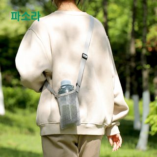 휴대용 물컵 가방 보온컵 수납 파우치 야외 등산용 크로스백 그물 주머니