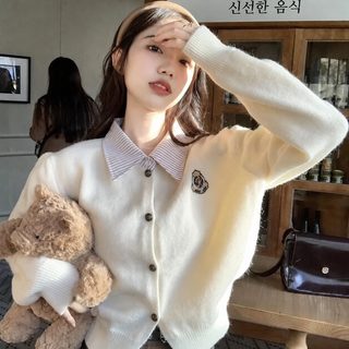 가짜 2벌 상의 학원풍 2023 신형 프랑스식 부드러운 바람 짧은 루즈하고 독특