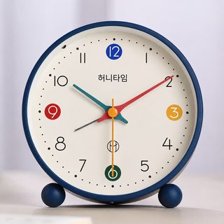 2026 신형 어린이 탁상 알람시계 초등학생 남아 여아용 야광 아날로그 기상