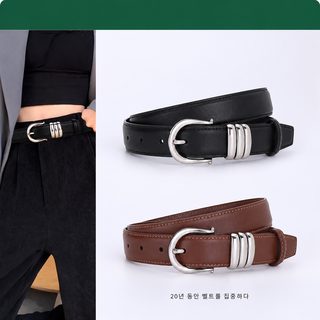 여성 가죽 벨트 청바지 허리띠 캐주얼 정장 코디용 심플 패션 벨트