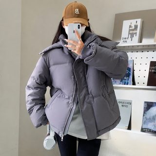 羽绒棉服女2024年新款棉袄外套冬季韩版宽松面包服小个子棉衣加厚