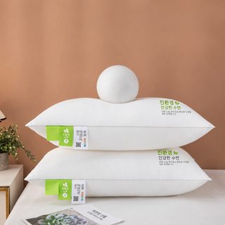 꺼짐 방지 경추 지지 베개솜 2개입 사각형 성인용 숙면 베개 10~15cm 가정용