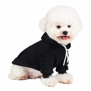 애완동물 맨투맨 강아지 가을 겨울 옷 외출 견인 면포 보온 가모 캐주얼 애