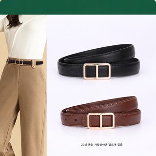캐주얼 패션 신상 가죽 벨트 여성 비즈니스 심플한 벨트 장식 청바지 벨트