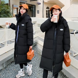 2024년 신상 oversize 패딩 면복 여성 중장형 작은 키 겨울 두꺼운 면옷 면저고