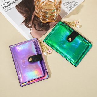 2026 신상 여성 초슬림 카드지갑 래커 광택 다기능 동전지갑 멀티 카드수납