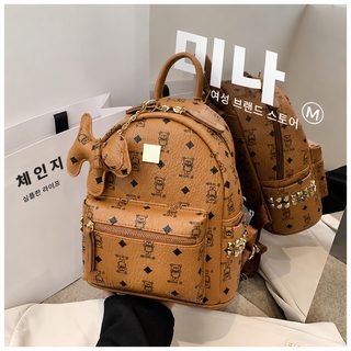 여성 빈티지 백팩 대용량 PU 데일리 통근 여행용 지퍼 배낭