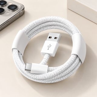 USB-C 35W编织快充数据线适用于苹果15车载carplay投屏手机专用线