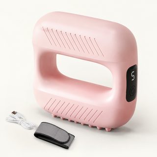 mini健身电动筋膜环甩脂机放松肌肉便携式按摩器家用小型液晶拉伸