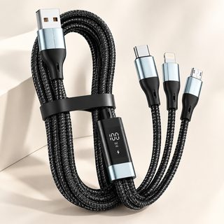 100W 대역 전력 수 현일 견인 3 고속 충전 데이터 라인 애플 화웨이 안드로이드 차량용 다기능 적용