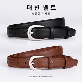 새로운 여성 벨트 여성 소가죽 바늘 단추 고급 비즈니스 벨트 패션 바지 벨
