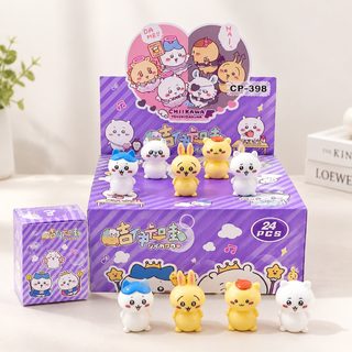 귀여운 만화 기이카와 핸드메이드 블라인드 박스 소녀심 높은 용모치 피규어 데스크톱 진열물 붐 핸드메이드 모형