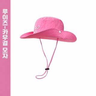 여성 여름 리본 버킷햇 자외선 차단 와이드챙 아웃도어 모자