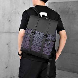 남녀공용 퀼팅 대용량 여행 백팩 16인치 노트북 학생 책가방 로고 인쇄 가능