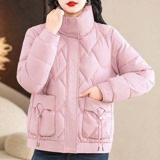 패딩 면복 외투 여자 쇼트 스타일 서양식 신상 기질 작은 키 백합 두께 날씬