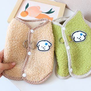 강아지 겨울 보온 조끼 테디 비숑 보미 솜옷 고양이 옷 애완동물 가을 겨울