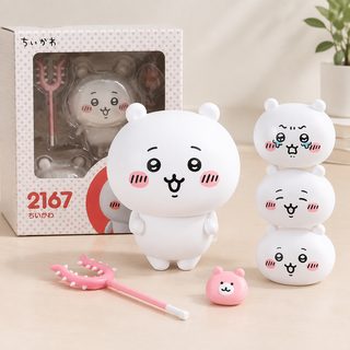 吉伊卡哇 哈奇 吉伊 乌萨奇 Q版粘土 可动换脸 桌面公仔 盒装手办