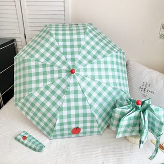 haru 일본계 코 파라솔 자외선 차단 자외선 차단 큰 손잡이 항풍 접기 휴대용