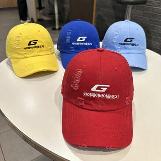 모자녀 길거리에서 낡은 구멍 야구모자를 만들다 한국판 붐표 자모 자수 백