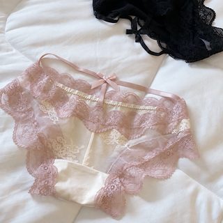 데이트 필수 섹시 레이스 여자 팬티 프랑스식 단면 순욕 중저허리 통기 팬