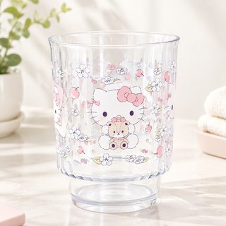 일본제 OSK 삼려구 미락티 연명 여학생 수지 투명 물 마시는 물컵 양치컵 380m