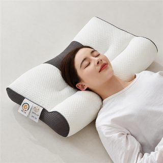 일본식 경추 베개 4D 반견인 목 보호 베개 물세탁 가능 니트 면 베갯속 성인 마사지 베개 도매 대리