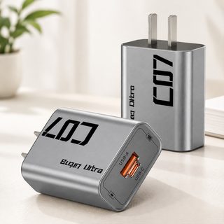 22.5W 듀얼포트 고속충전기 QC3.0 Type-C 아이폰16 안드로이드 호환 충전 어댑터