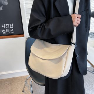 일본계 ins 베이직 모노톤 백팩 숄더백 한국판 chic 문예삼계 풋풋한 우체부