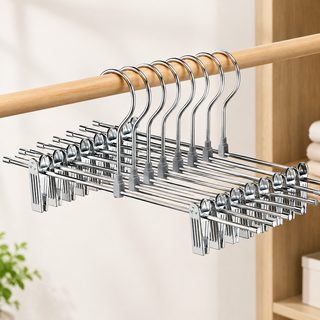 금속 바지 걸이 바지 클립 옷걸이 가정용 걸이 빨래 건조 바지 집게 jk 치마
