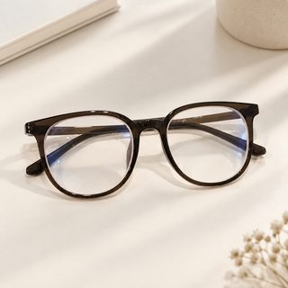 민낯 현백 근시안경 여학생 백합 검은 테두리 ins 높은 비주얼 초경량 방청