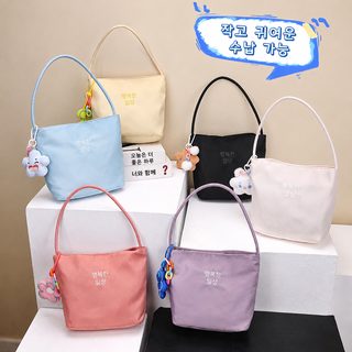 mucu 자수 물통 핸드백 여성 데일리 가방 결혼식 생일 파티 선물