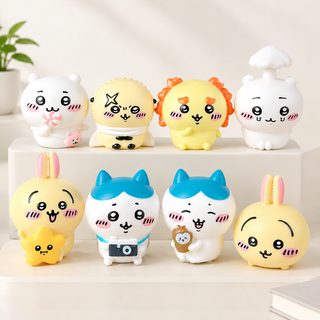 지이카와 피규어 셀프 디스 베어 친구 3 승용차 우사치 모형 진열품 블라인드 박스 피규어 선물