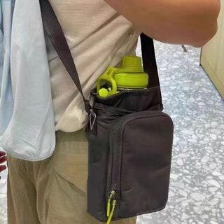 룰루 루루 크로스 숄더 주전자 가방 핸드폰 가방 방수 요가 가방 달리기 운