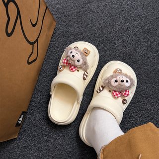 똥 밟는 느낌 동굴 신발녀 2025년 봄여름 신상 외신 기숙사 미끄럼 방지 모래