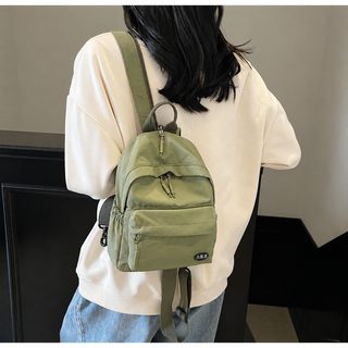 ins풍 단색 캐주얼 백팩 중학생 고등학교 대학생 책가방 여자 여행 가벼운
