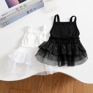 애완동물 치마 여름 얇은 옷 테디보미 공주 웨딩드레스 탱크톱 사치마 고양