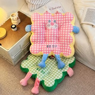 귀여운 사각형 방석 쿠션 사무실 오래 앉아 두꺼운 의자 쿠션 쿠션 창의 높은 용모치 학생 기숙사 방귀 쿠션