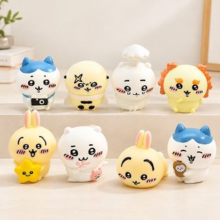 잘 팔리다 귀엽다 8종 탕교 자조 곰 지이카와 작은 팔우사치 피규어 책상 진