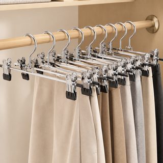 금속 바지 걸이 바지 클립 옷걸이 가정용 걸이 빨래 건조 바지 집게 jk 치마