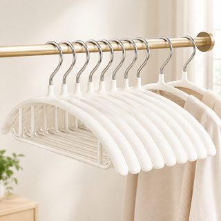 옷걸이 가정용 옷걸이 굵기 확대 흔적 없는 어깨 모서리 옷 받침대 학생 기
